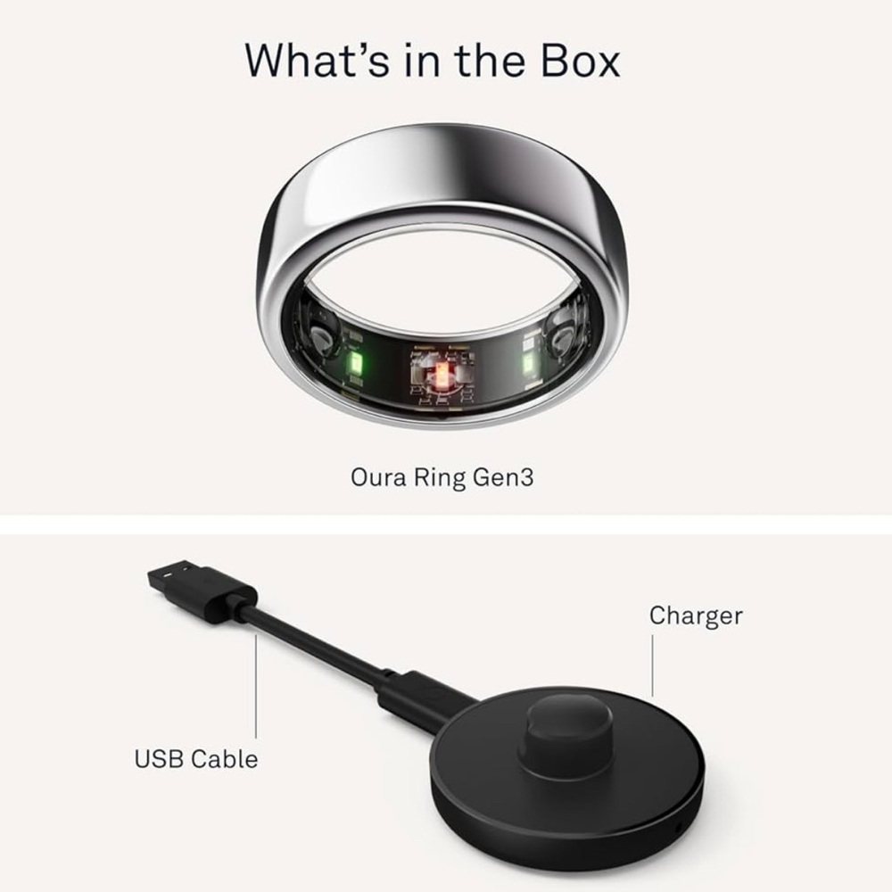 Oura Ring, Gen 3, size 8 - Picture 7 of 11